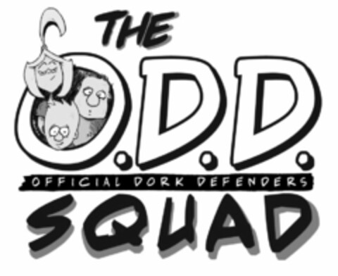 THE O.D.D. OFFICIAL DORK DEFENDERS SQUAD Logo (USPTO, 04/05/2012)