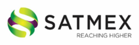 SATMEX REACHING HIGHER Logo (USPTO, 26.10.2012)