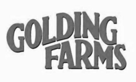 GOLDING FARMS Logo (USPTO, 05.11.2012)