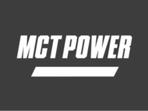 MCT POWER MEDIUM CHAIN TRIGLYCERIDES Logo (USPTO, 05/17/2013)