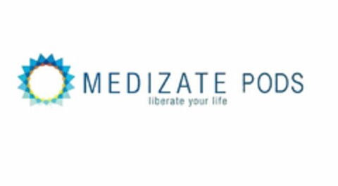 MEDIZATE PODS LIBERATE YOUR LIFE Logo (USPTO, 04/25/2014)