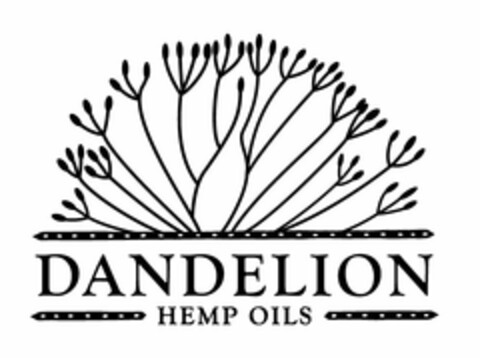 DANDELION HEMP OILS Logo (USPTO, 09.07.2014)