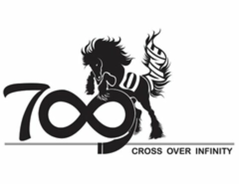 709 0 NINE CROSS OVER INFINITY Logo (USPTO, 27.08.2015)