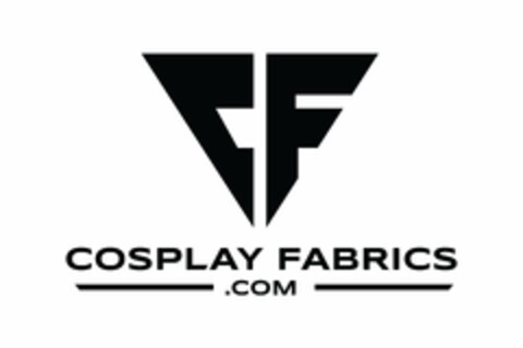 CF COSPLAY FABRICS .COM Logo (USPTO, 11/30/2015)