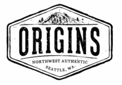 ORIGINS NORTHWEST AUTHENTIC SEATTLE, WA Logo (USPTO, 25.08.2016)