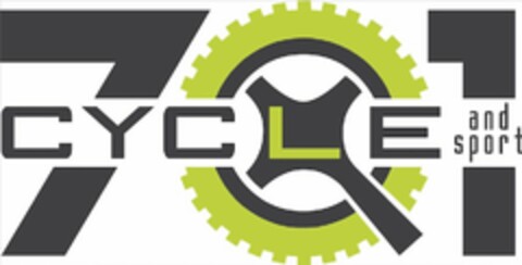 701 CYCLE AND SPORT Logo (USPTO, 31.10.2016)