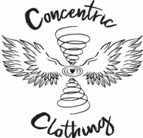 CONCENTRIC CLOTHING Logo (USPTO, 21.04.2017)