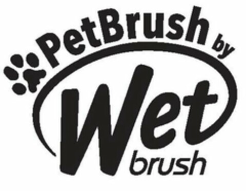 PETBRUSH BY WET BRUSH Logo (USPTO, 25.10.2017)