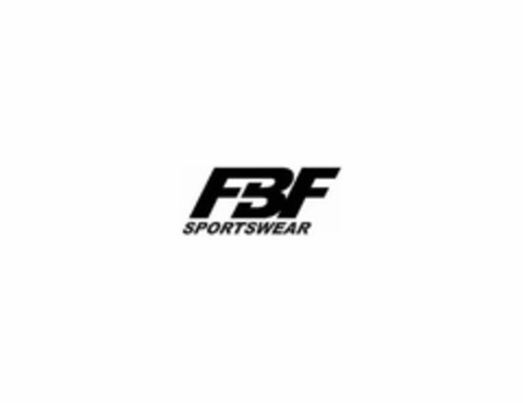 FBF SPORTSWEAR Logo (USPTO, 16.11.2018)