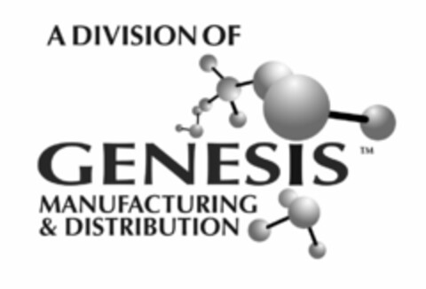 A DIVISION OF GENESIS MANUFACTURING & DISTRIBUTION Logo (USPTO, 02.01.2019)