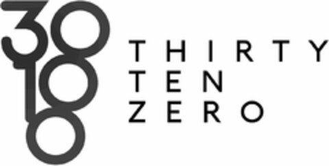 30 10 0 THIRTY TEN ZERO Logo (USPTO, 09.01.2019)