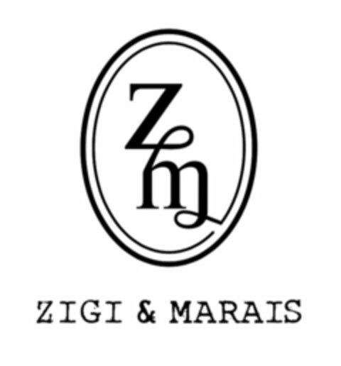 ZM ZIGI & MARAIS Logo (USPTO, 10.06.2019)