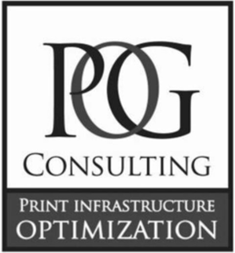 POG CONSULTING PRINT INFRASTRUCTURE OPTIMIZATION Logo (USPTO, 06.08.2019)