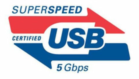 SUPERSPEED CERTIFIED USB 5 GBPS Logo (USPTO, 07.08.2019)