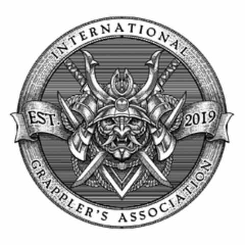 INTERNATIONAL GRAPPLER'S ASSOCIATION, EST. 2019 Logo (USPTO, 04.09.2019)