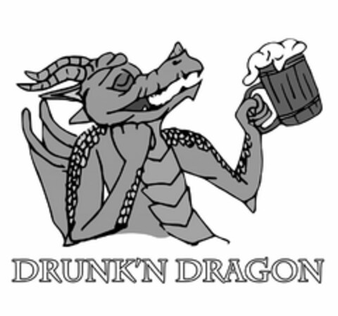 DRUNK'N DRAGON Logo (USPTO, 02/17/2020)