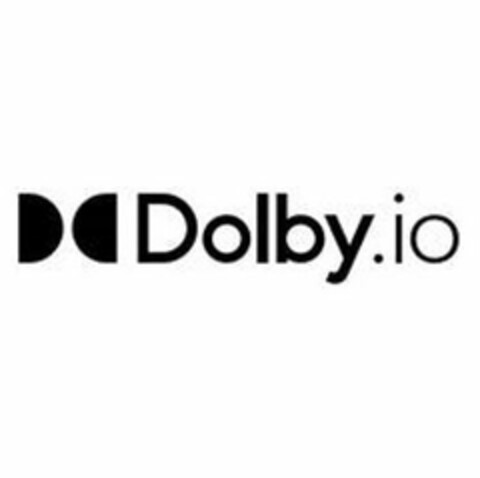 DD DOLBY.IO Logo (USPTO, 03/25/2020)