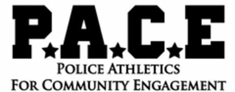 PACE POLICE ATHLETICS FOR COMMUNITY ENGAGEMENT Logo (USPTO, 04/15/2020)