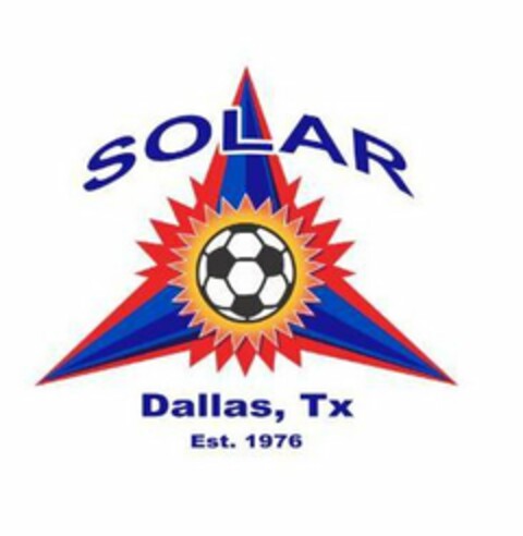 SOLAR DALLAS, TX EST. 1976 Logo (USPTO, 05.08.2020)