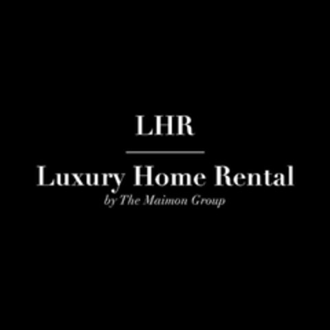 LHR LUXURY HOME RENTAL BY THE MAIMON GROUP Logo (USPTO, 08/11/2020)