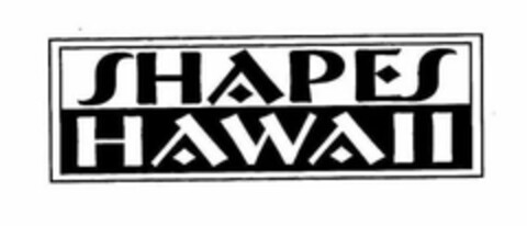 SHAPES HAWAII Logo (USPTO, 28.04.2009)