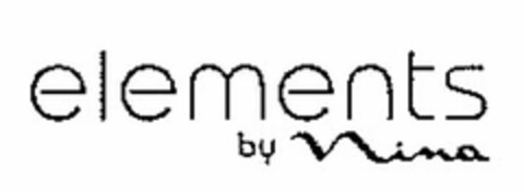 ELEMENTS BY NINA Logo (USPTO, 22.07.2009)