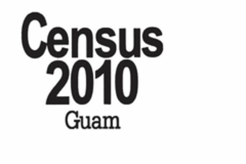 CENSUS 2010 GUAM Logo (USPTO, 08/14/2009)