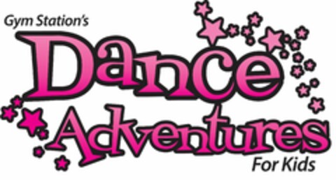 GYM STATION'S DANCE ADVENTURES FOR KIDS Logo (USPTO, 28.12.2009)