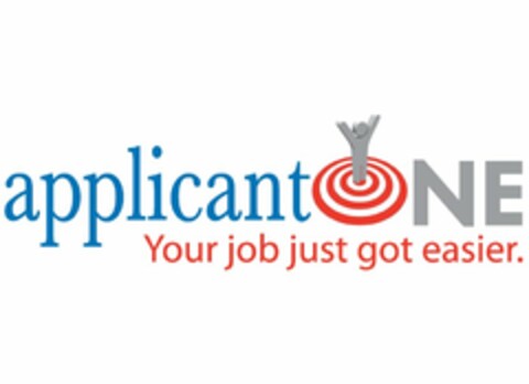 APPLICANT ONE YOUR JOB JUST GOT EASIER Logo (USPTO, 18.05.2010)