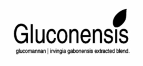 GLUCONENSIS GLUCOMANNAN | IRVINGIA GABONESIS EXTRACTED BLEND. Logo (USPTO, 11/22/2010)