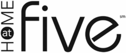 HOME AT FIVE Logo (USPTO, 30.09.2011)
