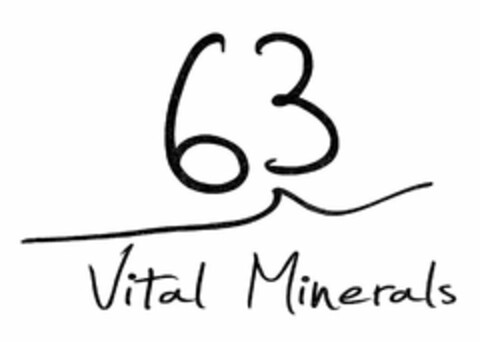 63 VITAL MINERALS Logo (USPTO, 09.03.2012)