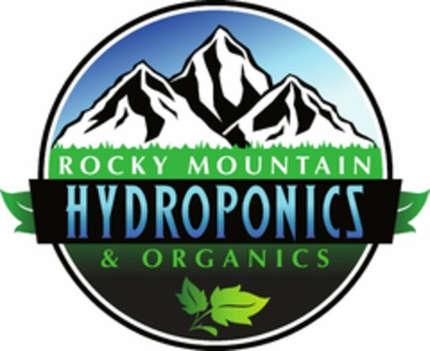 ROCKY MOUNTAIN HYDROPONICS & ORGANICS Logo (USPTO, 30.08.2012)