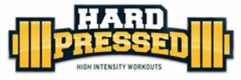 HARD PRESSED HIGH INTENSITY WORKOUTS Logo (USPTO, 26.10.2012)