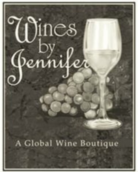 WINES BY JENNIFER A GLOBAL WINE BOUTIQUE Logo (USPTO, 19.04.2013)