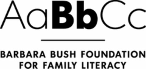 AABBCC BARBARA BUSH FOUNDATION FOR FAMILY LITERACY Logo (USPTO, 13.09.2013)