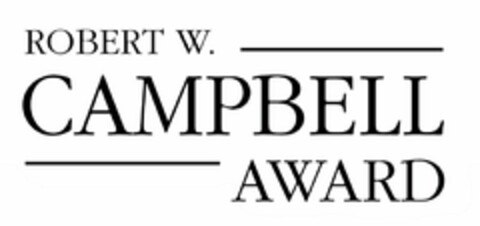 ROBERT W. CAMPBELL AWARD Logo (USPTO, 26.09.2013)