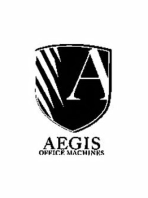 A AEGIS OFFICE MACHINES Logo (USPTO, 15.01.2014)