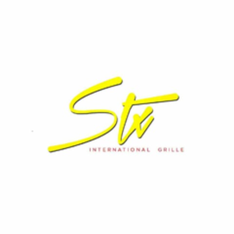 STX INTERNATIONAL GRILLE Logo (USPTO, 18.04.2014)