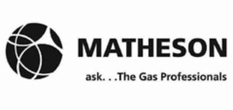 MATHESON ASK...THE GAS PROFESSIONALS Logo (USPTO, 13.05.2014)