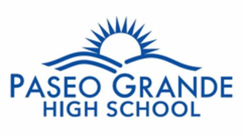 PASEO GRANDE HIGH SCHOOL Logo (USPTO, 27.05.2015)