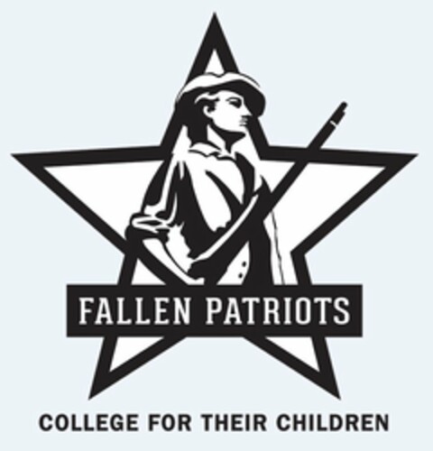FALLEN PATRIOTS COLLEGE FOR THEIR CHILDREN Logo (USPTO, 06/22/2015)
