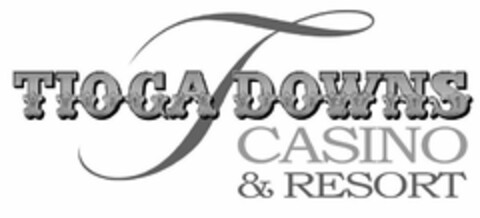 T TIOGA DOWNS CASINO & RESORT Logo (USPTO, 09/14/2016)