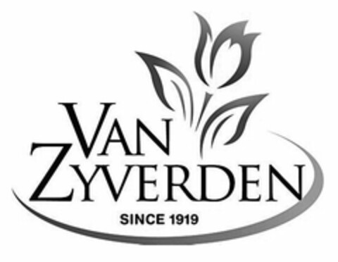 VAN ZYVERDEN SINCE 1919 Logo (USPTO, 10/21/2016)