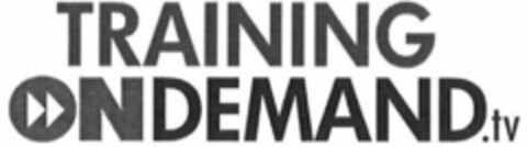 TRAINING ON DEMAND.TV Logo (USPTO, 10.01.2017)