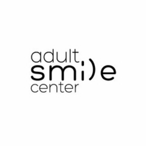 ADULT SMILE CENTER Logo (USPTO, 28.02.2017)