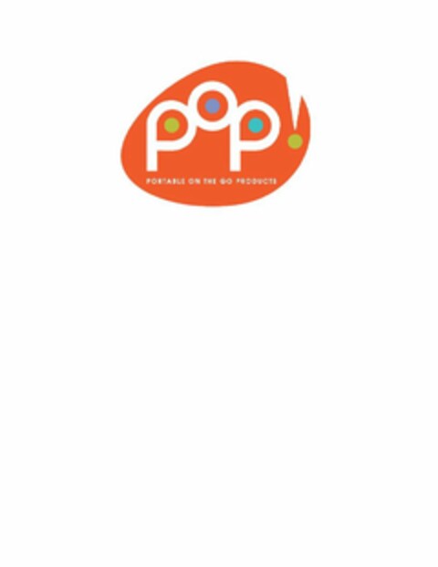 POP! PORTABLE ON THE GO PRODUCTS Logo (USPTO, 07.04.2017)