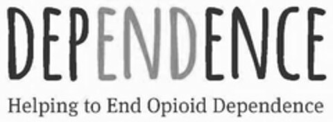 DEPENDENCE HELPING TO END OPIOID DEPENDENCE Logo (USPTO, 06/20/2017)
