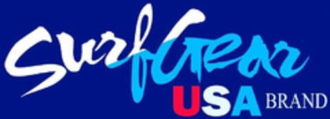SURFGEAR USA BRAND Logo (USPTO, 14.08.2017)