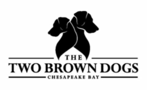 THE TWO BROWN DOGS CHESAPEAKE BAY Logo (USPTO, 10/03/2017)